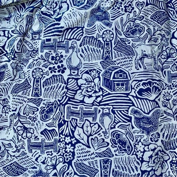 NWT Duluth 3X x31L Heirloom Gardening Bib Overalls Farm Toile Bibs Farmhouse - Picture 6 of 9